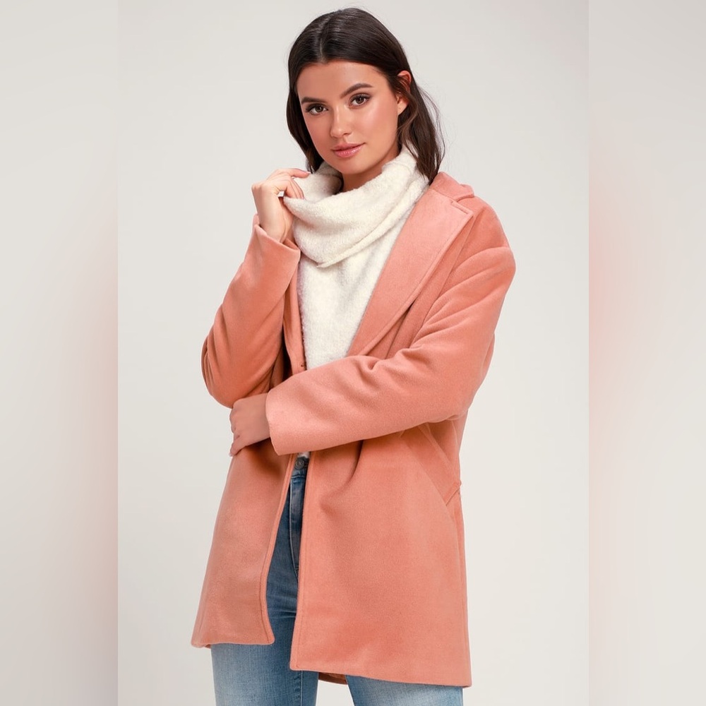 Lulu’s Playwright Rusty Rose Coat - image 1